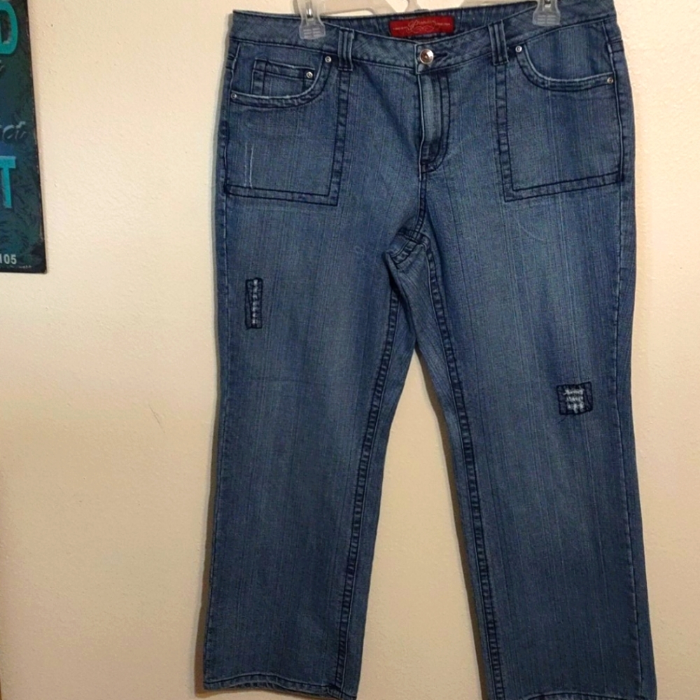 Faded Glory wide leg jeans